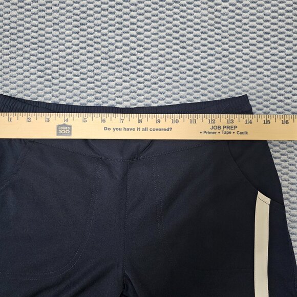Nike Fit Dry Navy Capri Track Pants Cropped Joggers 3/4 Length Women’s Size S - Picture 5 of 8
